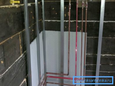 Copper stage pipe in heating Copper stage pipe in heating