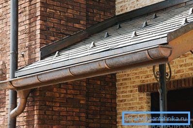 2800 Copper gutters