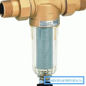 Mechanical main filters for water purification from a well Mechanical main filters for water purification from a well