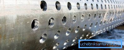 Perforated metal pipe Perforated metal pipe