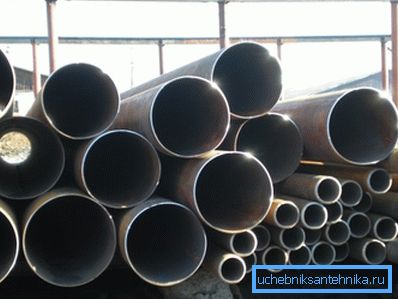 Metal pipe 50 mm and larger analogues