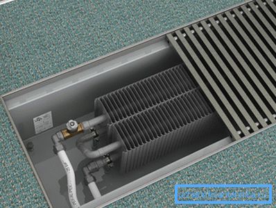 Metal appliances built into the floor - a modern version of the heating system of your home Metal appliances built into the floor - a modern version of the heating system of your home