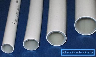 Metal pipes of different diameter Metal pipes of different diameter