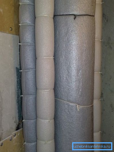 Many owners completely isolate the pipes to avoid temperature differences and, as a result, condensation. Many owners completely isolate the pipes to avoid temperature differences and, as a result, condensation.