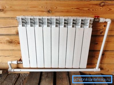 Installation of a bimetallic heating device in a private house can be done by hand Installation of a bimetallic heating device in a private house can be done by hand