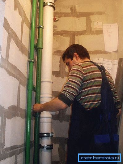 Installation in a private house Installation in a private house