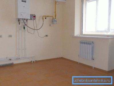 Trust the installation of the gas boiler to specialists Trust the installation of the gas boiler to specialists