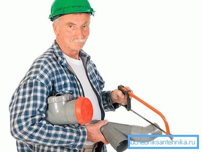 Installation of sewage