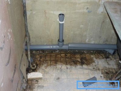 Installation of sewage Installation of sewage