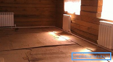 Installation of one-pipe heating system