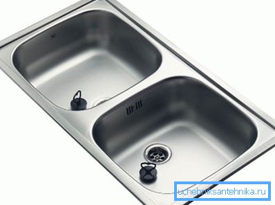 Sink stainless steel overhead type. Sink stainless steel overhead type.