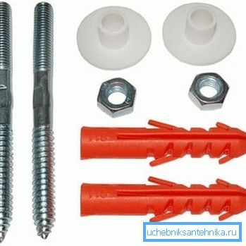 Threaded anchors can be used instead of screws. Threaded anchors can be used instead of screws.