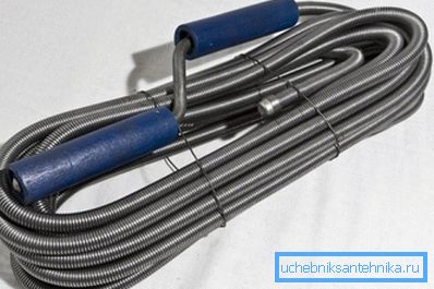 You can try to break the blockage with a long cable. You can try to break the blockage with a long cable.