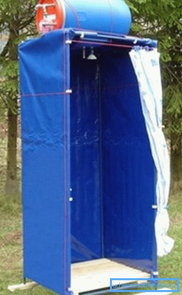 You can purchase a complete system that already has a heated shower bath