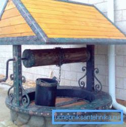 In the photo - the design of the well In the photo - the design of the well