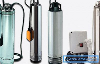 In the photo - submersible pumps In the photo - submersible pumps