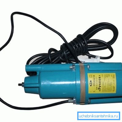 In the photo - submersible vibration pump