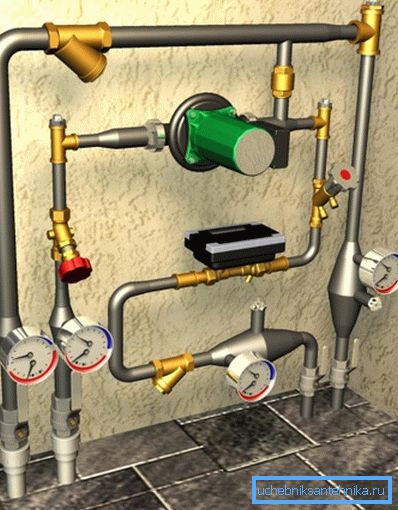 In the photo - 3-D model of the control unit. In the photo - 3-D model of the control unit.
