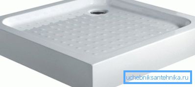 Acrylic product on the photo