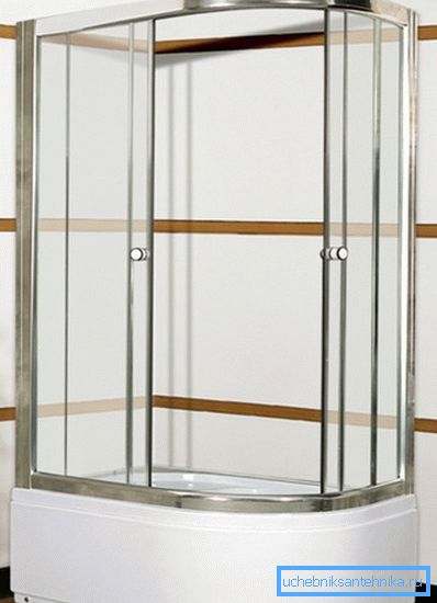 In the photo: 80x100 deep shower tray is one of the most convenient and rational options. In the photo: 80x100 deep shower tray is one of the most convenient and rational options.