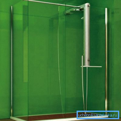 In the photo: shower enclosures are becoming increasingly popular among buyers.