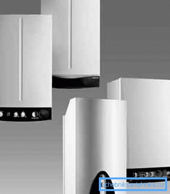 In the photo - gas heating boilers In the photo - gas heating boilers