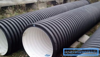 On the photo - corrugated pipes Korsis. On the photo - corrugated pipes Korsis.