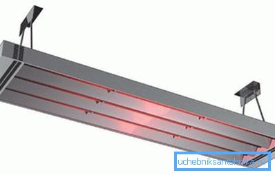 In the photo - infrared heater In the photo - infrared heater