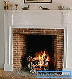 In the photo - a fireplace with an open combustion chamber. In the photo - a fireplace with an open combustion chamber.