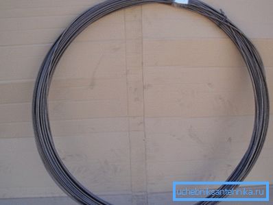 In the photo - sewer wire. In the photo - sewer wire.