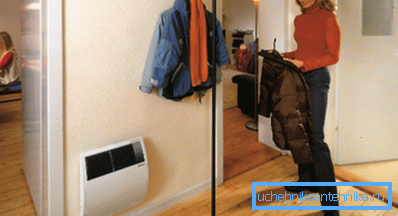 In the photo - compact electric convector In the photo - compact electric convector