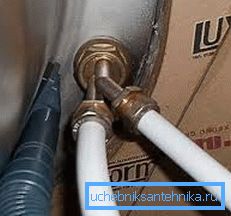 3264 In the photo - mount the mixer under the sink