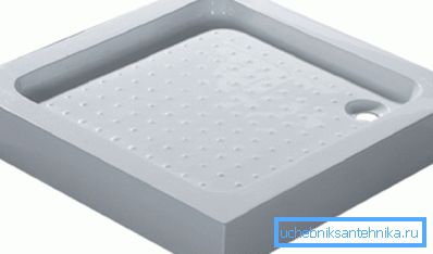 On a photo - a square small bowl On a photo - a square small bowl