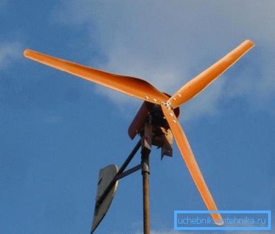 In the photo - the blades