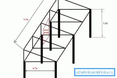 The photo has a shed roof base. The photo has a shed roof base.