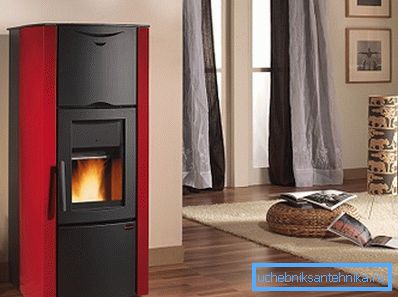 The photo shows a solid fuel unit. The photo shows a solid fuel unit.