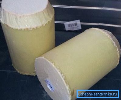 In the photo - foam pistons for cleaning water pipes. In the photo - foam pistons for cleaning water pipes.