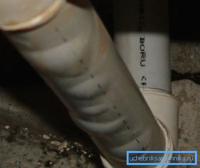 In the photo - the consequences of improper selection of the type of pipes In the photo - the consequences of improper selection of the type of pipes