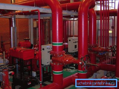 In the photo - fire water supply. In the photo - fire water supply.