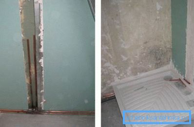 In the photo - an example of a hidden pipe liner In the photo - an example of a hidden pipe liner