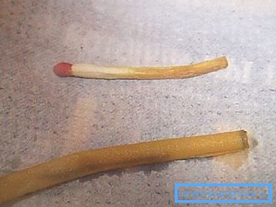 In the photo - an example of the effects on organics In the photo - an example of the effects on organics
