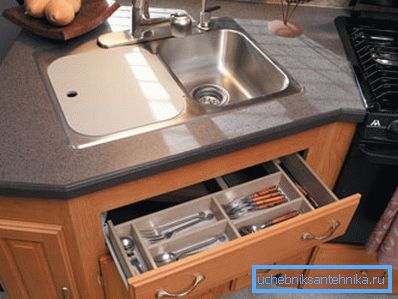 In the photo - an example of mortise washing In the photo - an example of mortise washing