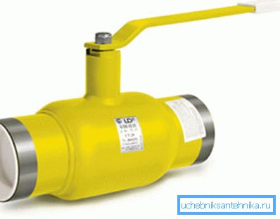 In the photo - welded stop valves In the photo - welded stop valves
