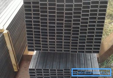 On a photo - a profile steel pipe 20х40 On a photo - a profile steel pipe 20х40