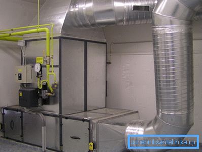 In the photo - industrial air temperature control system In the photo - industrial air temperature control system