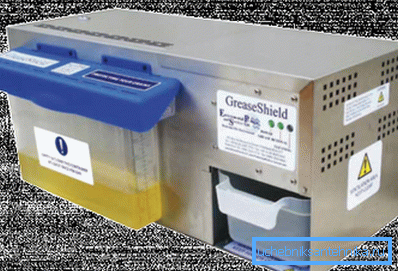 In the photo - industrial grease catcher