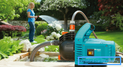 On a photo the working superficial pump. On a photo the working superficial pump.
