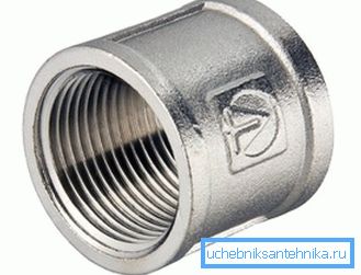 On the photo - threaded coupling On the photo - threaded coupling