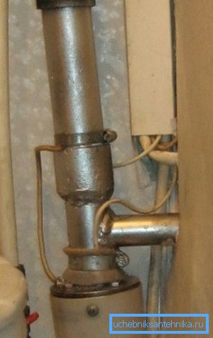 In the photo - homemade induction boiler.