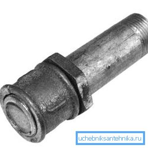 In the photo - sling with pipe threads of 1/2 inch.